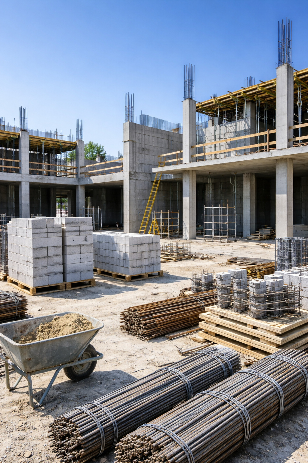 Внутренняя отделка светлого помещения